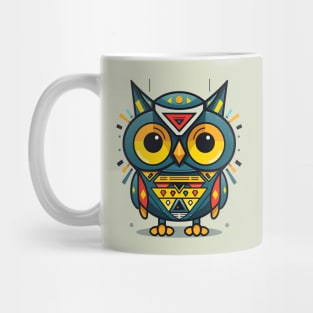 Geometric Owl Mug